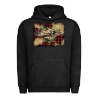 Pigment Black buffalo plaid christmas camouflage glitter background Urban Hoodie - Jasminsmagicworld