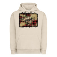 Pigment French Oak buffalo plaid christmas camouflage glitter background Urban Hoodie - Jasminsmagicworld