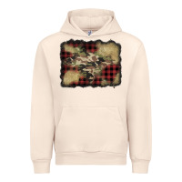 Sandshell buffalo plaid christmas camouflage glitter background Urban Hoodie - Jasminsmagicworld