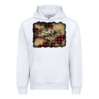 White buffalo plaid christmas camouflage glitter background Urban Hoodie - Jasminsmagicworld