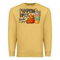Antique Gold pumpkin spice kinda girl Premium Sweatshirt - CowhideDigitalArt