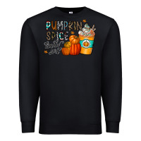 Black pumpkin spice kinda girl Premium Sweatshirt - CowhideDigitalArt