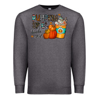 Charcoal Heather pumpkin spice kinda girl Premium Sweatshirt - CowhideDigitalArt