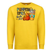 Lemon pumpkin spice kinda girl Premium Sweatshirt - CowhideDigitalArt