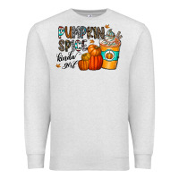 Oatmeal Heather pumpkin spice kinda girl Premium Sweatshirt - CowhideDigitalArt