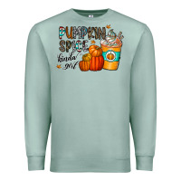 Seafoam pumpkin spice kinda girl Premium Sweatshirt - CowhideDigitalArt