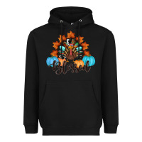Black thanksgiving turkey pumpkin blessed Heavyweight Hoodie - RanaPortraitStore
