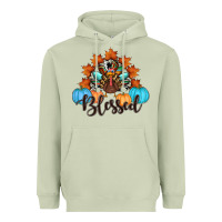 Matcha thanksgiving turkey pumpkin blessed Heavyweight Hoodie - RanaPortraitStore