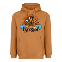 Meerkat thanksgiving turkey pumpkin blessed Heavyweight Hoodie - RanaPortraitStore