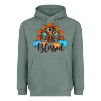 Sage thanksgiving turkey pumpkin blessed Heavyweight Hoodie - RanaPortraitStore