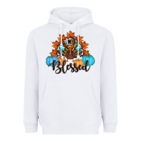 White thanksgiving turkey pumpkin blessed Heavyweight Hoodie - RanaPortraitStore