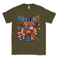 Army Green oh my stars highland cow Classic Tee - RanaPortraitStore