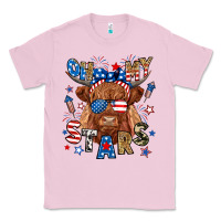 Bubblegum Pink oh my stars highland cow Classic Tee - RanaPortraitStore