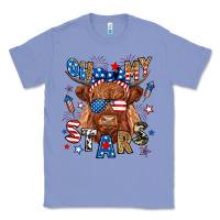 Colony Blue oh my stars highland cow Classic Tee - RanaPortraitStore