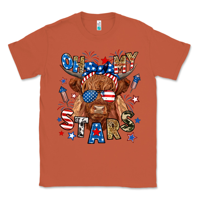 Oh My Stars Highland Cow Classic Tee by RanaPortraitStore | Teevron