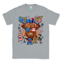 Heather Grey oh my stars highland cow Classic Tee - RanaPortraitStore