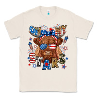 Natural oh my stars highland cow Classic Tee - RanaPortraitStore