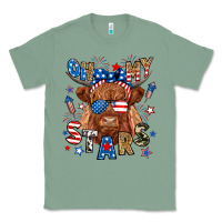 Sage oh my stars highland cow Classic Tee - RanaPortraitStore