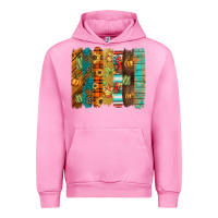 Fuchsia Pink thanksgiving brushstroke Urban Hoodie - BarkalooDesign
