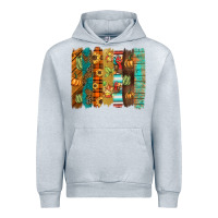 Heather Grey thanksgiving brushstroke Urban Hoodie - BarkalooDesign
