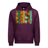 Mauve Wine thanksgiving brushstroke Urban Hoodie - BarkalooDesign