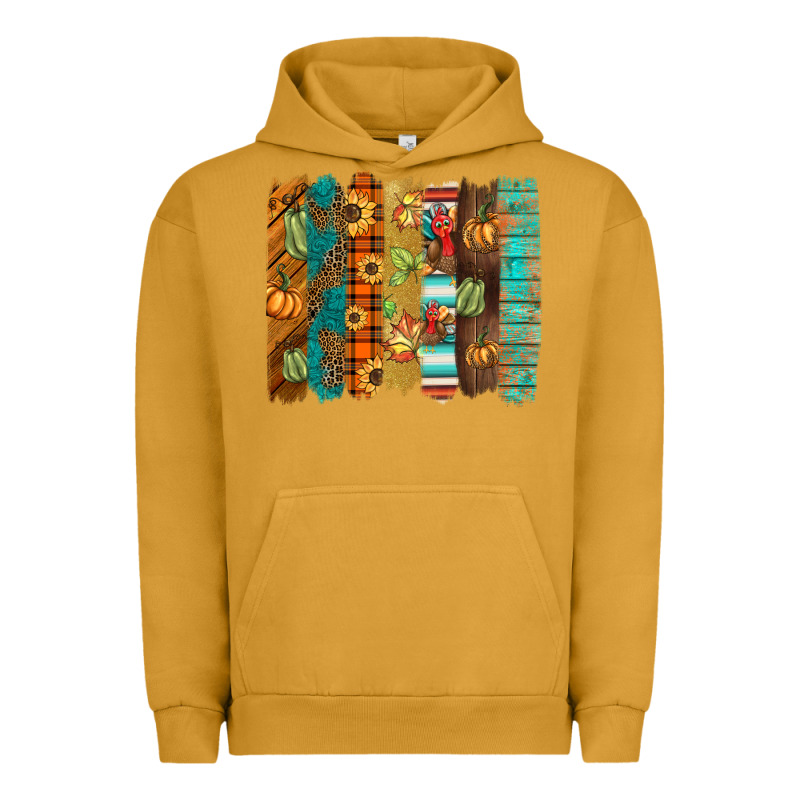 Thanksgiving Brushstroke Urban Hoodie by BarkalooDesign | Teevron