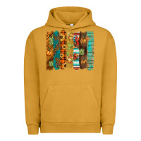 Pigment Peanut Butter thanksgiving brushstroke Urban Hoodie - BarkalooDesign