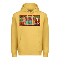 Antique Gold texas longhorn wild one cactus licanse plate Premium Hoodie - Artiststas