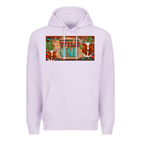 Lilac texas longhorn wild one cactus licanse plate Premium Hoodie - Artiststas