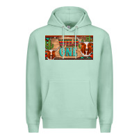 Seafoam texas longhorn wild one cactus licanse plate Premium Hoodie - Artiststas