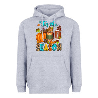 Heather Grey 'tis the season american  football Heavyweight Hoodie - Zillion Design Studio