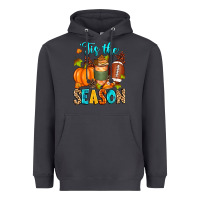 Smoke 'tis the season american  football Heavyweight Hoodie - Zillion Design Studio