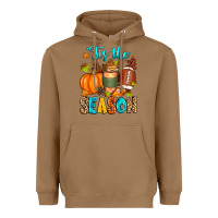 Toasted Coconut 'tis the season american  football Heavyweight Hoodie - Zillion Design Studio