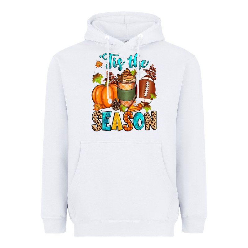 'tis The Season American  Football Heavyweight Hoodie by Zillion Design Studio | Teevron