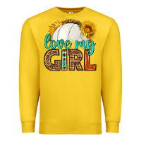 Lemon love my girl volleyball Premium Sweatshirt - HRA Design Shop