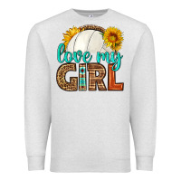 Love My Girl Volleyball Premium Sweatshirt | Teevron