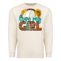 Sandshell love my girl volleyball Premium Sweatshirt - HRA Design Shop