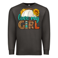 Smoke love my girl volleyball Premium Sweatshirt - HRA Design Shop