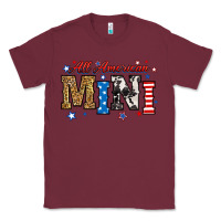 Burgundy all american mini Classic Tee - RanaPortraitStore