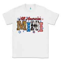 White all american mini Classic Tee - RanaPortraitStore