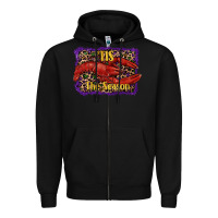 Black Mardi Gras Tis The Season Lobster Zipper Hoodie - RanaPortraitStore
