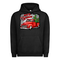 Pigment Black merry christmas red truck christmas trees Urban Hoodie - Jasminsmagicworld