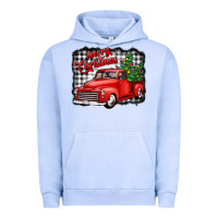 Pigment Grape Ice merry christmas red truck christmas trees Urban Hoodie - Jasminsmagicworld