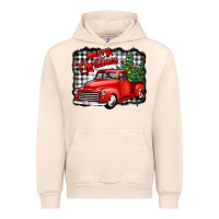 Sandshell merry christmas red truck christmas trees Urban Hoodie - Jasminsmagicworld