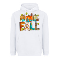 White welcome fall Heavyweight Hoodie - Zillion Design Studio