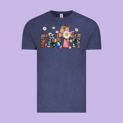 Faith Cross Vintage Tee Designed By Artiststas