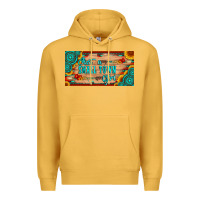 Mustard just a small town girl wlth gemstone arrow and sunflowers licanse plat Premium Hoodie - Artiststas