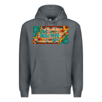 Rock just a small town girl wlth gemstone arrow and sunflowers licanse plat Premium Hoodie - Artiststas