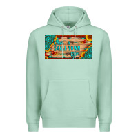 Seafoam just a small town girl wlth gemstone arrow and sunflowers licanse plat Premium Hoodie - Artiststas