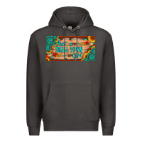 Smoke just a small town girl wlth gemstone arrow and sunflowers licanse plat Premium Hoodie - Artiststas